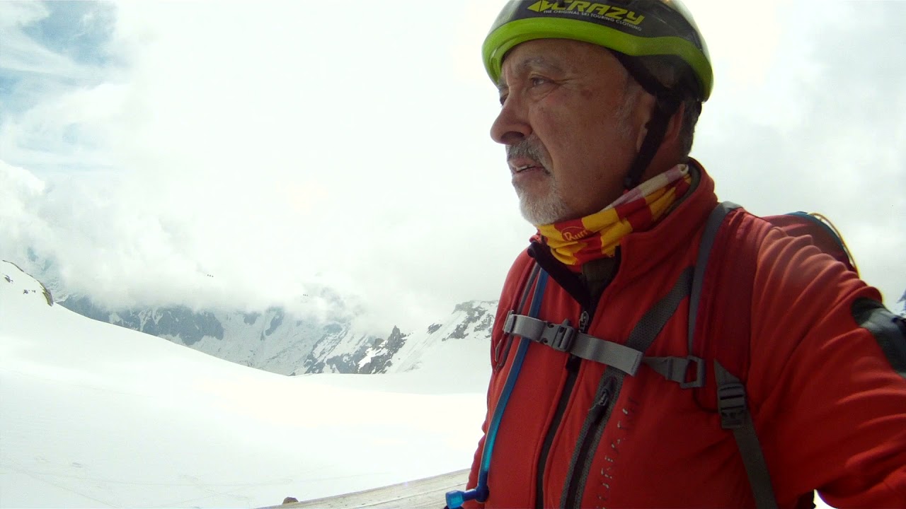 SOLO AIGUILLE DU MIDI - REFUGE DE COSMIQUES -  LE DÔME DE GOÛTER
