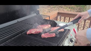 Grilling Frozen Steaks by CK