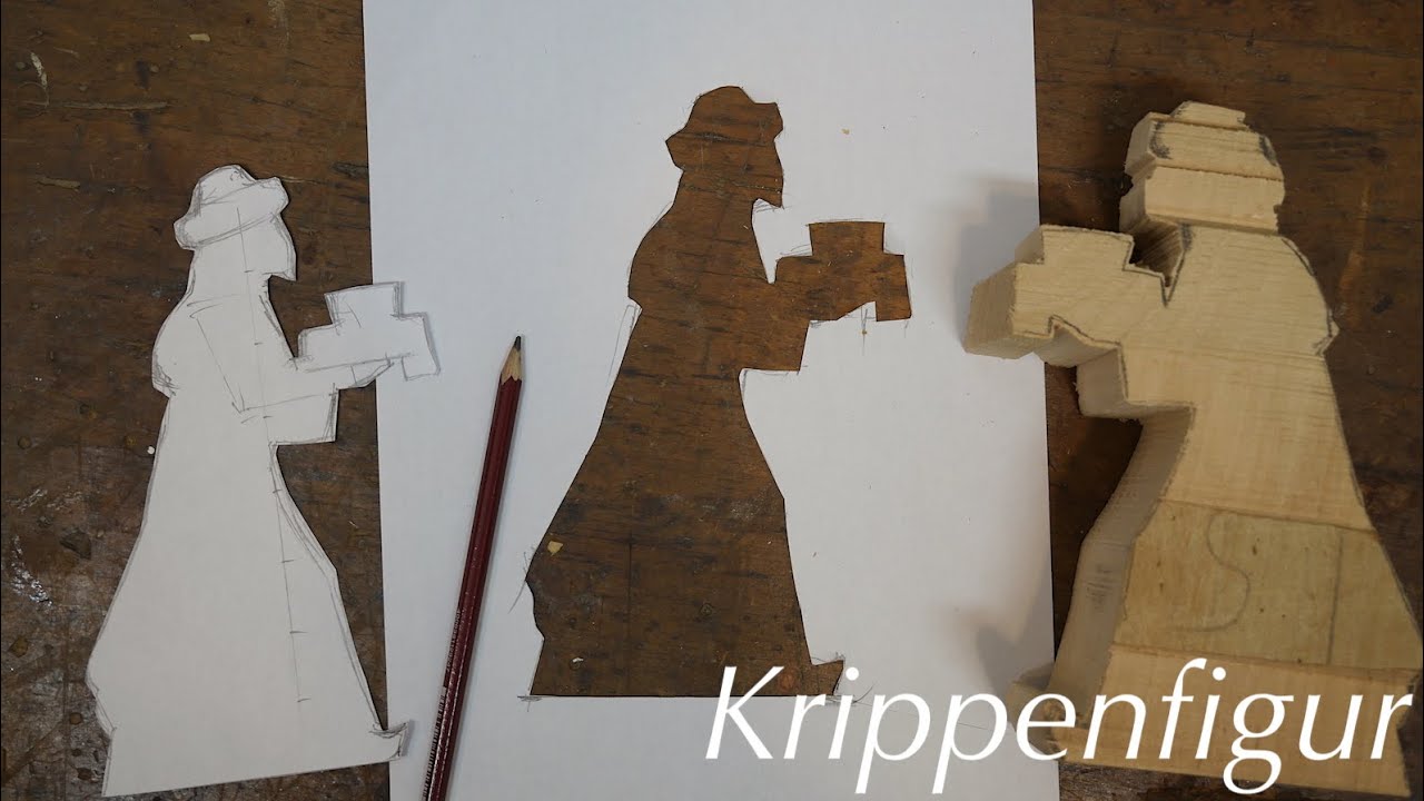 Weihnachtsschnitzen🎄am Beispiel einer Krippenfigur🎁