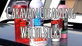 Caravan cleaning with Silky