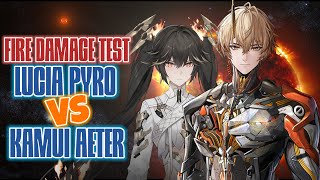 LUCIA PYRO VS KAMUI AETER, BERAPA JAUH PERBEDAAN DAMAGE NYA? || PGR GLOBAL 