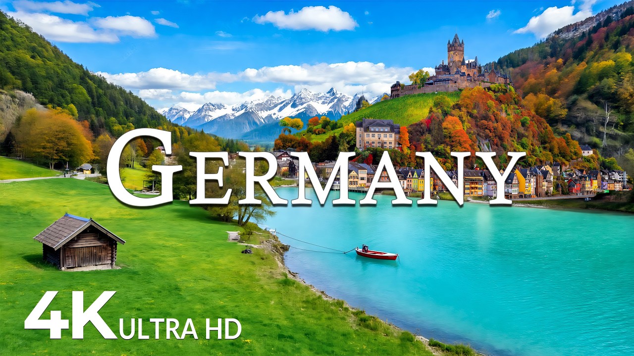 Germany 4K UHD - Scenic Relaxation Film With Calming Music - 4K Video Ultra HD