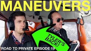 Flight Maneuvers Review in a Cessna 172 - Road to Private Pilot Episode 19