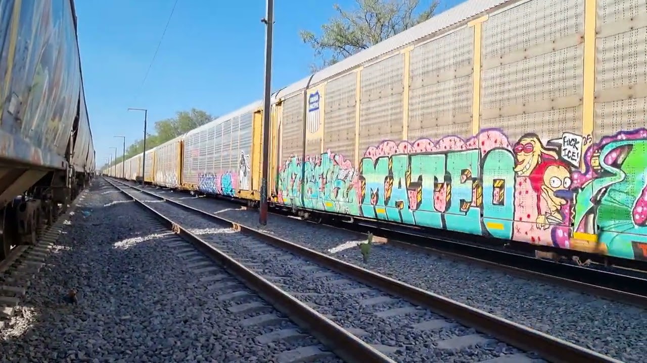 FXE 4914 4123 AIRMX AUTOMOTRIZ IRAPUATO MÉXICO AL SUR CON SALUDO DEL MAQUINISTA 