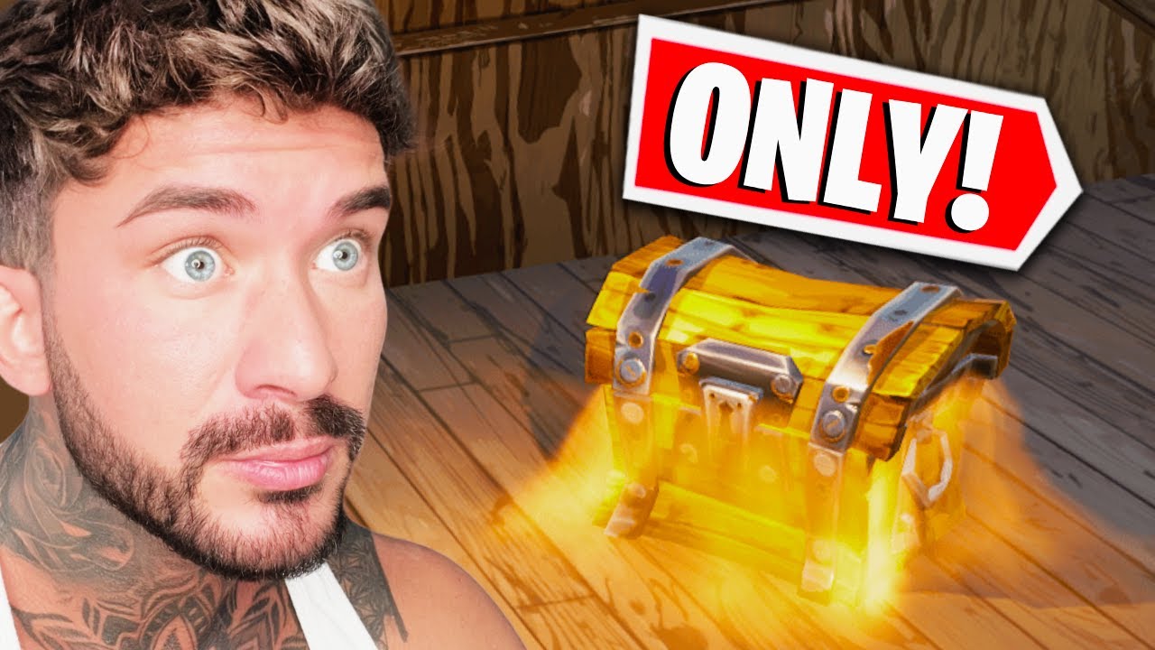 LOOT POUZE Z 1 CHESTKY CHALLENGE VE FORTNITE! YouTube
