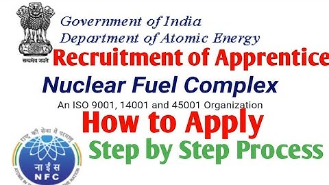 NFC Apprentice Apply Online//Step by Step//Full details 2025