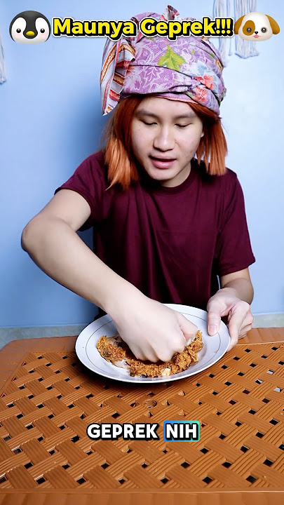 AKU MAUNYA AYAM GEPREK! #food #asmr #mukbang