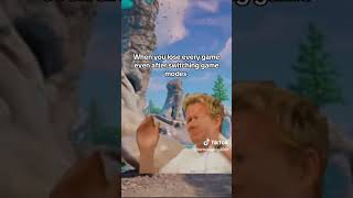 Pov when you lose every game even after switching game modes in fortnite 🤣