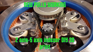2 Axis - 5 Axis Arduino D.I.Y. 3D printed indexer.