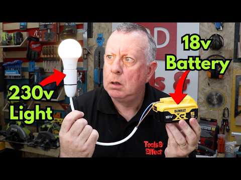 How to Power Mains Appliances From Power Tool Batteries