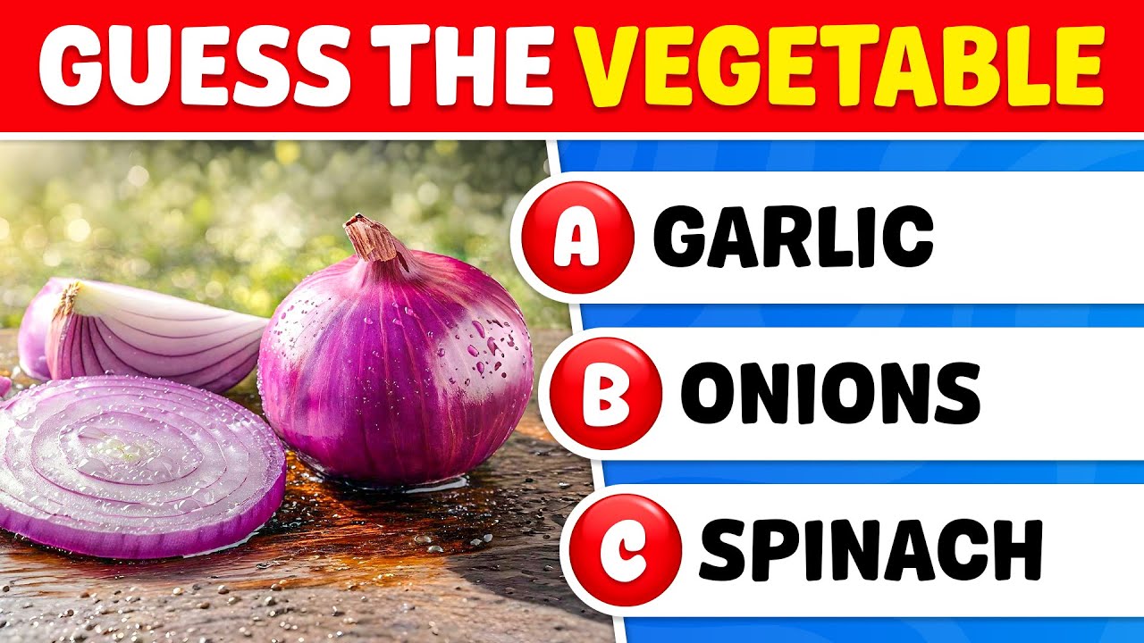 Guess the Vegetable Quiz 🥕🥦🥔 | Knowlio