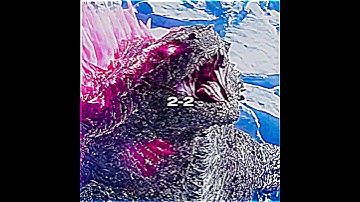 Godzilla vs Shimo #godzilla #battle #edit