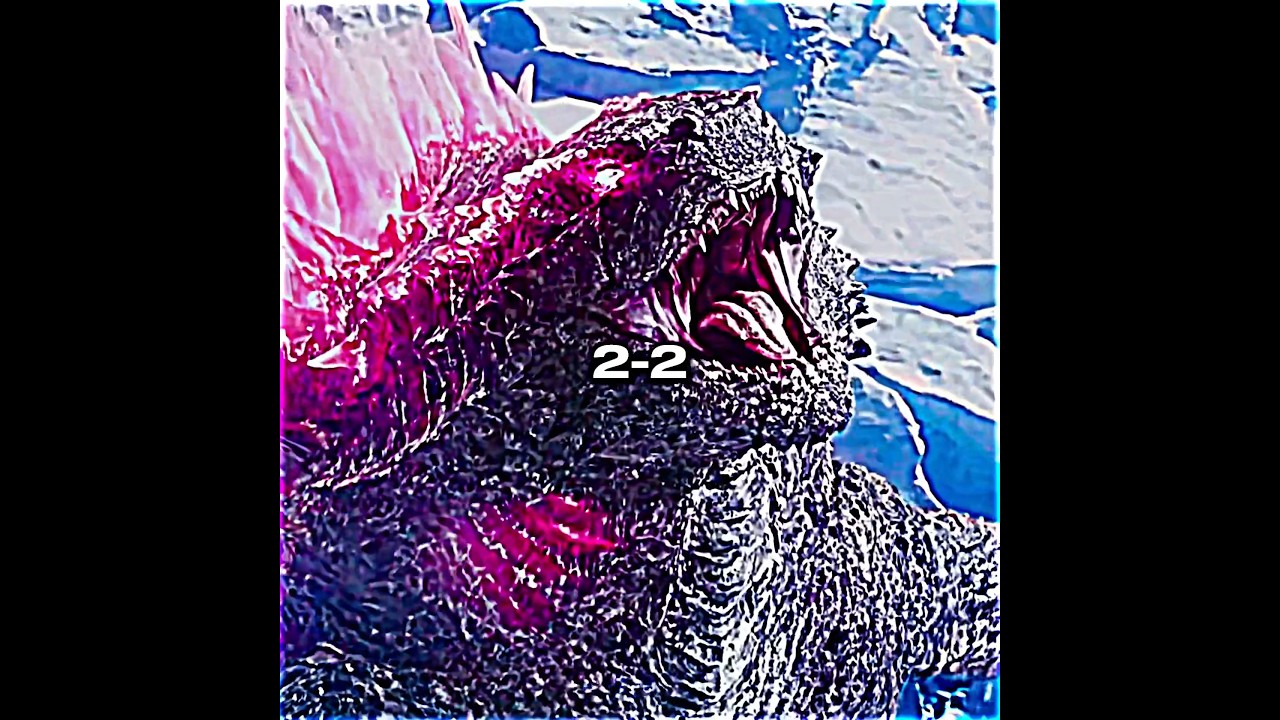 Godzilla vs Shimo #godzilla #battle #edit