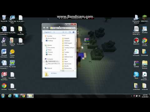 how to put texture packs in the texture pack file