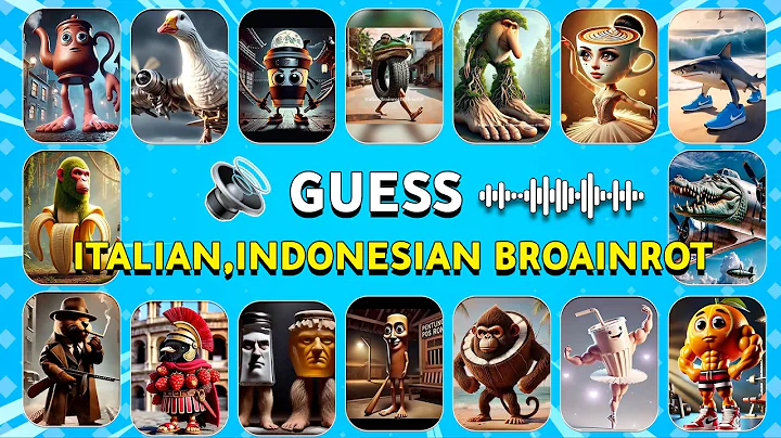 Guess ITALIAN And INDONESIAN Brainrot Memes | Tung Tung Sahur, Tralalero Tralala, U Din Din Dun