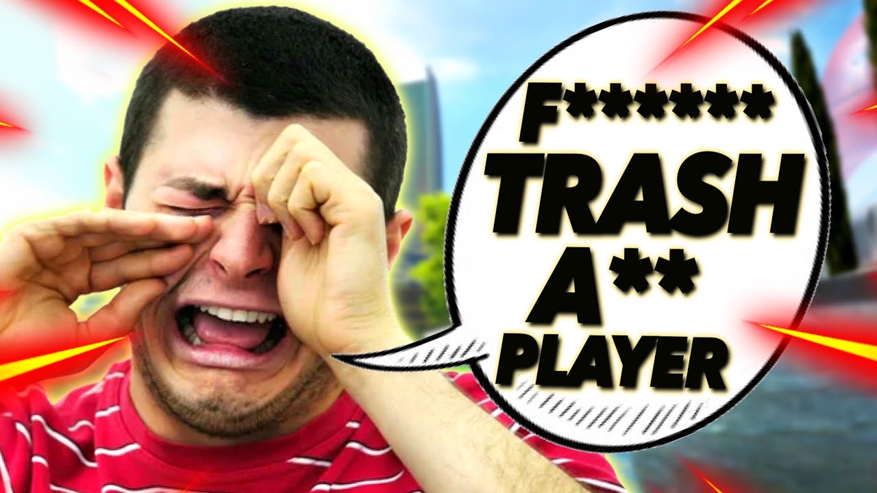 Grown man throws tantrum after being called a dummy in ranked. YouTube