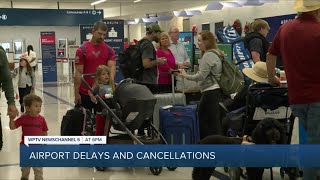 Holiday travelers deal with flight cancellations as winter storm hits US