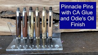 Turning and Finishing Pinnacle Pens