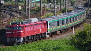 【E231系AT入場】配9844レ EF81 134+E231系S-34編成