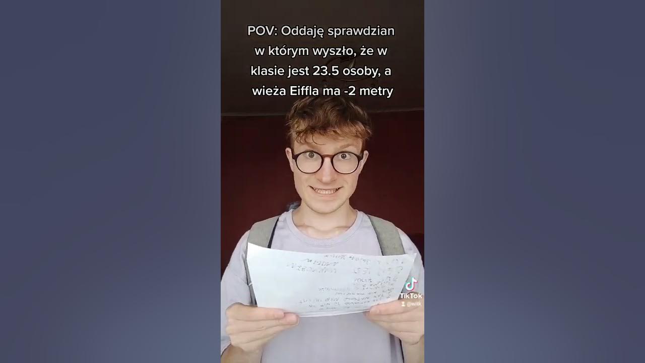 Sprawdzian Z Matematyki Kl 1 Liceum 1 Semestr Mój sprawdzian z matematyki - YouTube