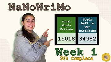 NaNoWriMo Week 1 Vlog | 15,000 Words Written