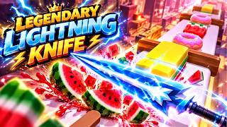 ⚡ THIS LEGENDARY LIGHTNING KNIFE IS CRAZY! 🔪🔥 | PERFECT SLICES LIVE🥪😋 screenshot 1