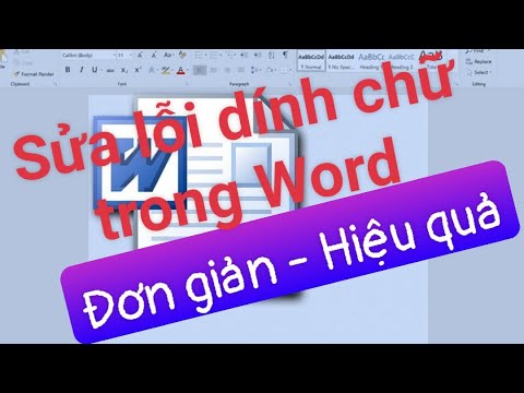 Sửa lỗi dính chữ trong Word -2007…