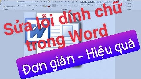 Lỗi khi in hiện chữ trong word 2007 năm 2024