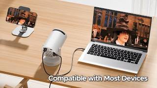 🎬 HOTPEAK Mini Smart Projector Review | 4K Support • WiFi • Bluetooth • Auto Focus • Portable