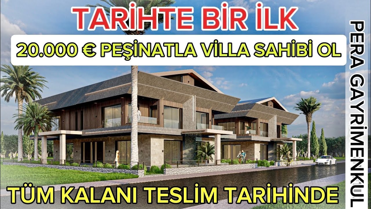SADECE 20.000 €’ya VİLLA SAHİBİ OL KALANINI TESLİM EDİLİNCE ÖDE | No:501