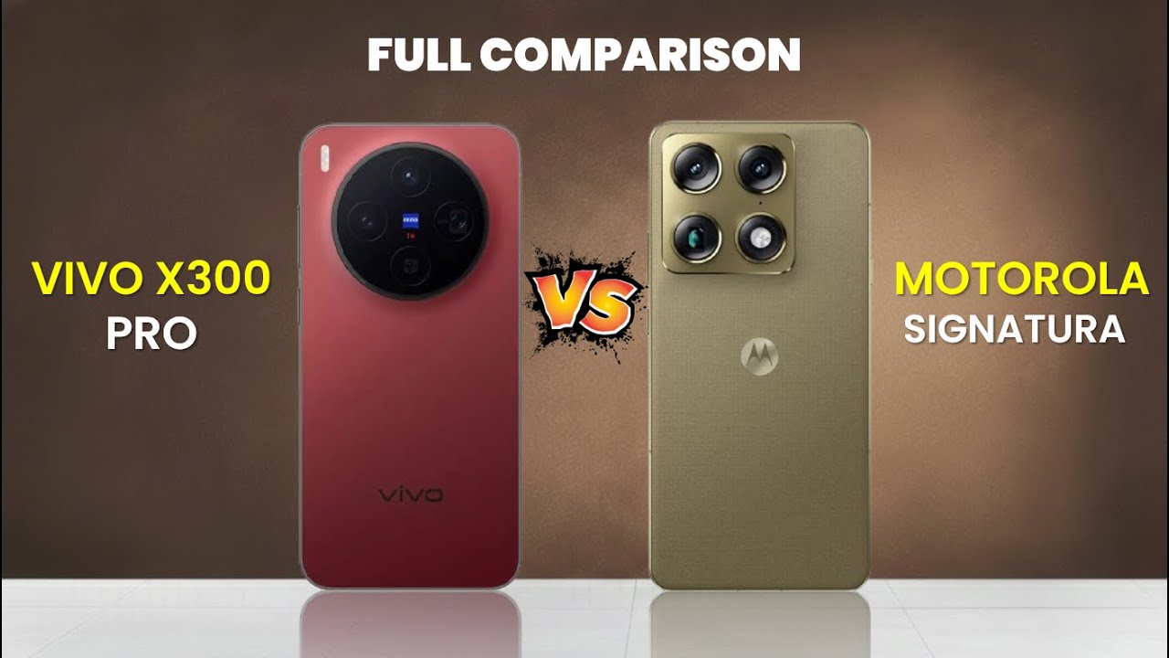 Motorola Signature vs Vivo X300 Pro 🔥 Full Comparison– Which One Should You Buy?