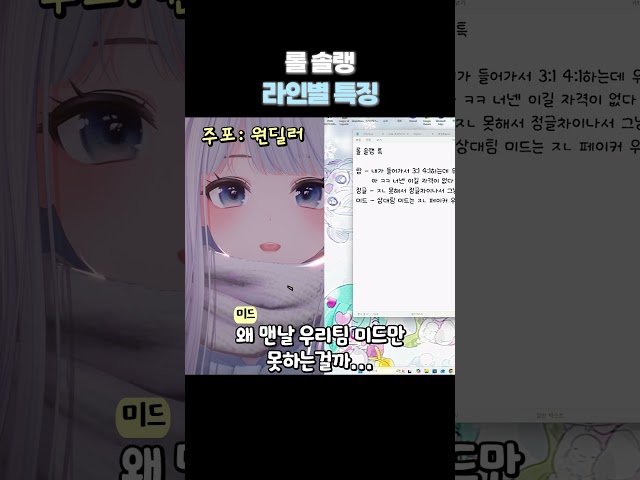 롤 솔랭 라인별 특징은?