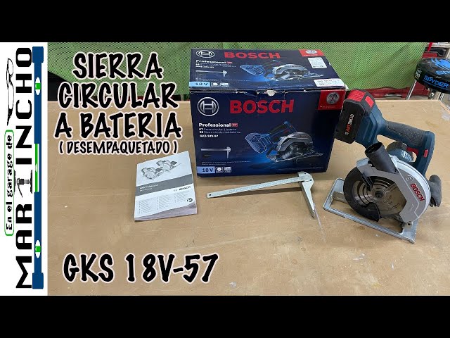 Sierra Circular BOSCH a Bateria GKS 18V 57 