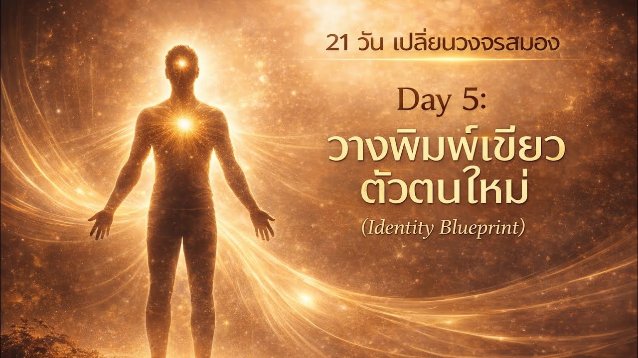 21 วัน เปลี่ยนวงจรสมอง Day 5 : วางพิมพ์เขียวตัวตนใหม่ (Identity Blueprint)