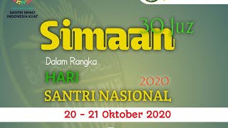 Live Simaan Al-Qur'an 30 Juz ~ Pondok Pesantren As'adiyah Dapoko