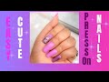 ✨Easy cute press on nails 💅