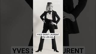 Yves Saint Laurent en la decada de los 60s #moda #yvessaintlaurent #altacostura