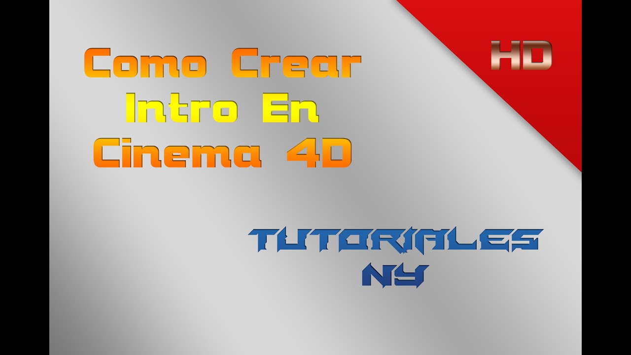Tutorial Intro Cinema 4D - TutorialesNY - YouTube