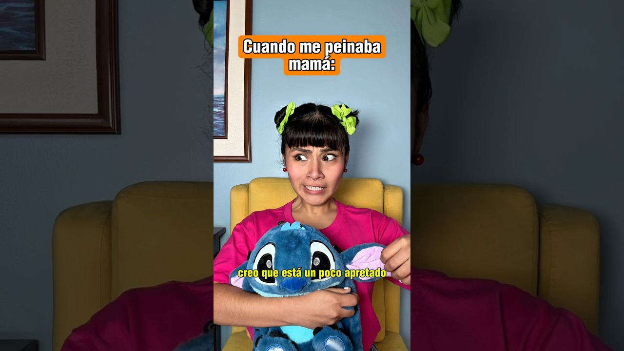 Cuando me peinaba Mamá Vs papá 🤣✨ 