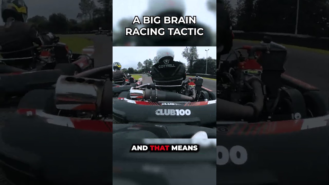 A BIG BRAIN #racing TACTIC #karting