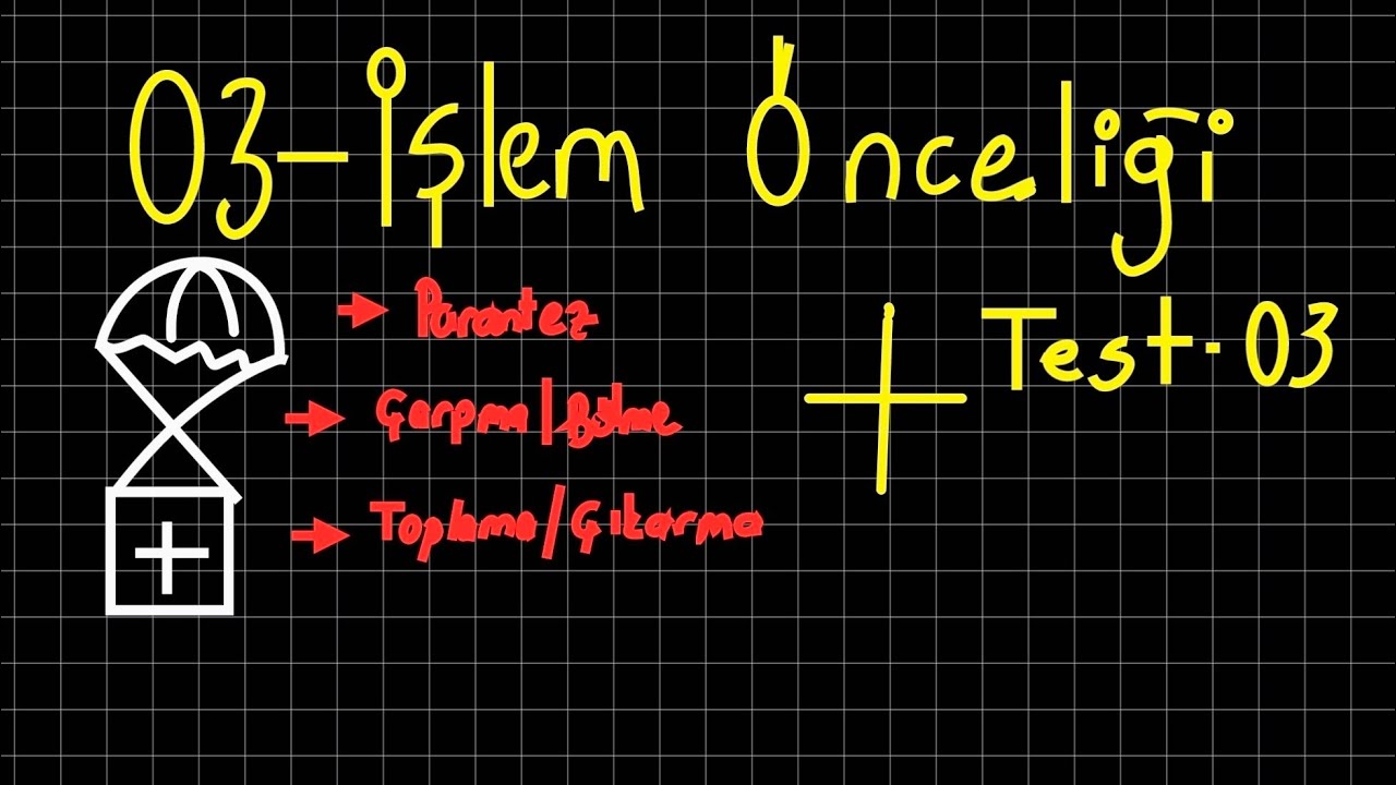 İŞLEM ÖNCELİĞİ