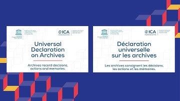 Universal Declaration on Archives 10th Anniversary