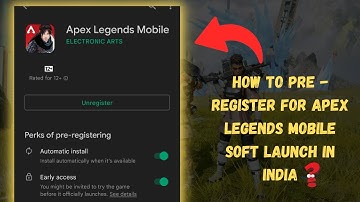 How to pre register for Apex Legends Mobile Soft Launch ?