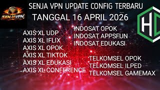UPDATE CONFIG GRATIS TGL 16 APRIL 2026 || HTTP COSTUM || SSH VMESS TROJAN VLESS