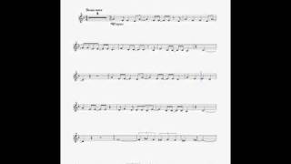 Partitura para clarinete - Antonio Carlos Jobim - La chica de Ipanema