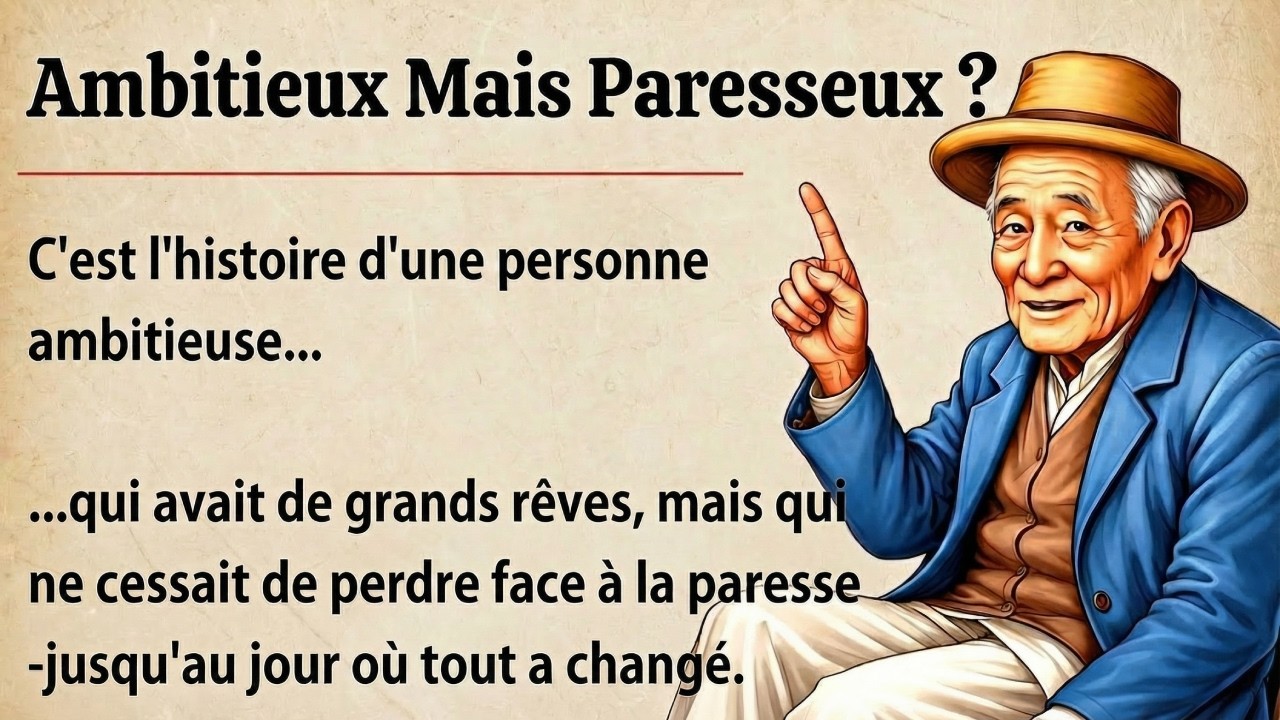 Pourquoi Tu Restes Bloqué Malgré Ton Ambition || Histoire simple pour débutants (A1–A2)