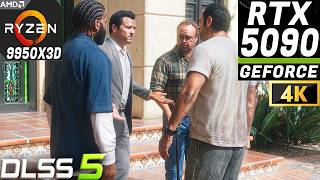 GTA 5 Bank Heist Looks INSANE with DLSS 5 + Mods ~ RTX 5090 + 9950X3D | 4K - ULTRA Graphics
