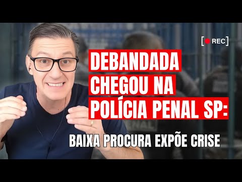 POLÍCIA PENAL SP: só 5 mil inscritos pra 1.000 vagas — é a prova ou o salário?