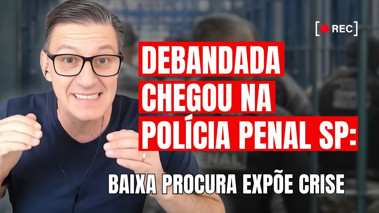 POLÍCIA PENAL SP: só 5 mil inscritos pra 1.000 vagas — é a prova ou o salário?