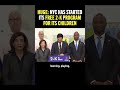 Mayor Mamdani welcomes the first 2,000 children to NYC's free 2-K program